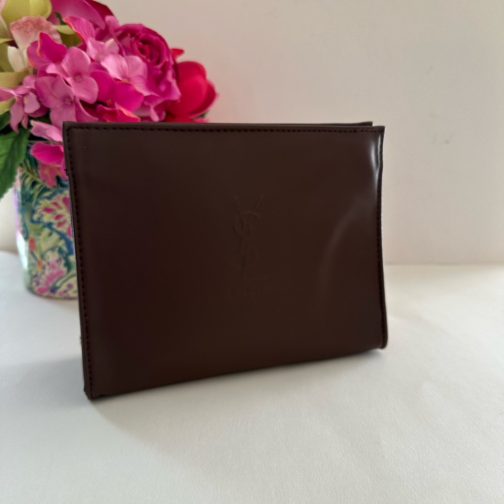 YSL Yves Saint Laurent Beauty Cosmetic Bag Novelty NWT - Picture 7 of 9